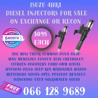 Isuzu 4hk1 Diesel Injectors For Sale On Exchange Free Copper Washers 6 Months Warranty