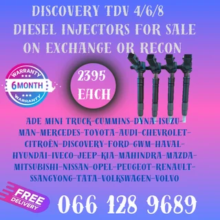 Discovery Tdv4  , Tdv6, Tdv8, Diesel Injectors For Sale On Exchange Free Copper Washers