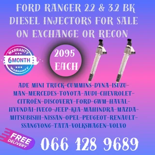 Ford Ranger 2.2 & 3.2 Bk Diesel Injectors For Sale On Exchange With Free Copper Washers