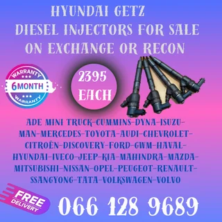 Hyundai Getz Diesel Injectors For Sale On Exchange With Free Copper Washers