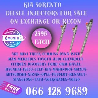 Kia Sorento Diesel Injectors For Sale On Exchange With Free Copper Washers