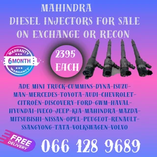 Mahindra Diesel Injectors For Sale On Exchange With Free Copper Washers