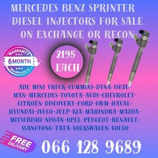 Mercedes Benz Sprinter Diesel Injectors For Sale On Exchange With Free Copper Washers
