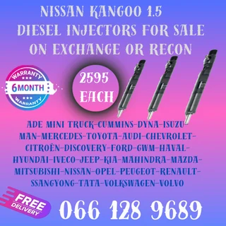 Nissan Kangoo 1.5 Diesel Injectors For Sale On Exchange With Free Copper Washers