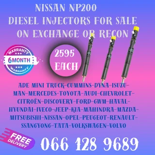 Nissan Np200 Diesel Injectors For Sale On Exchange With Free Copper Washers