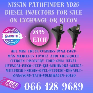 Nissan Pathfinder Yd25 Diesel Injectors For Sale On Exchange With Free Copper Washers