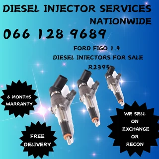 Ford Figo 1,4 Diesel Injectors For Sale On Exchange Or To Recon Your Own