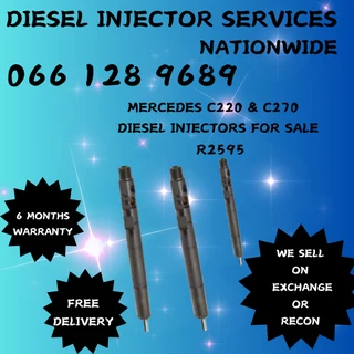 Mercedes C220 & C270 Delphi Diesel Injectors For Sale On Exchange Or To Recon Your Own