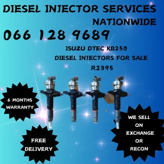 Isuzu Dtec Kb250 Diesel Injectors For Sale On Exchange Or To Recon Your Own
