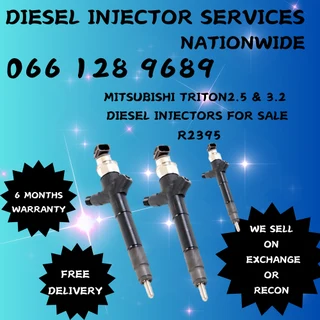 Mitsubishi Triton 2.5 & 3.2 Diesel Injectors For Sale On Exchange Or To Recon Your Own