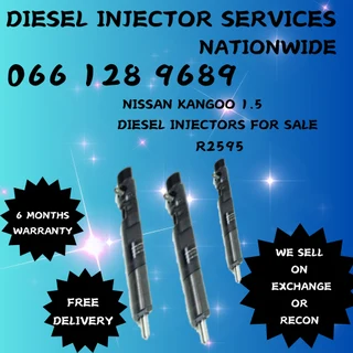 Nissan Kangoo 1.5 Diesel Injectors For Sale On Exchange Or To Recon Your Own