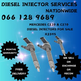 Mercedes C220 & C270 Bosch Diesel Injectors For Sale On Exchange Or To Recon Your Own