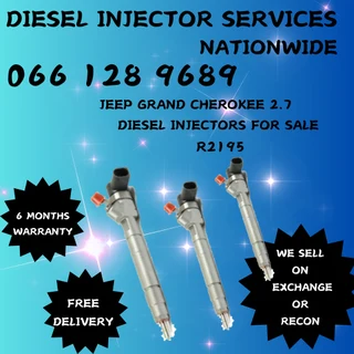 Jeep Grand Cherokee 2.7 Diesel Injectors For Sale Or To Recon Your Own