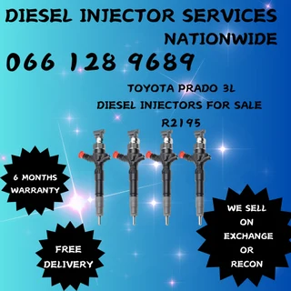 Toyota Prado Diesel Injectors For Sale Or To Recon Your Own