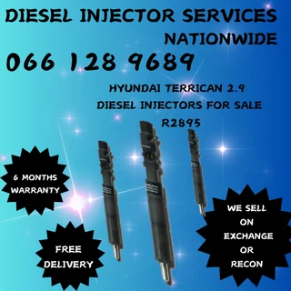 Hyundai Terrican 2.9 Diesel Injectors For Sale Or To Recon Your Own