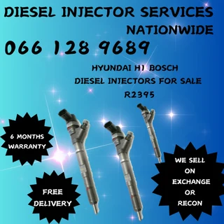 Hyundai H1 Bosch Diesel Injectors For Sale Or To Recon Your Own