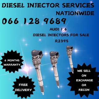 Audi 1.6 Diesel Injectors For Sale Or To Recon Your Own