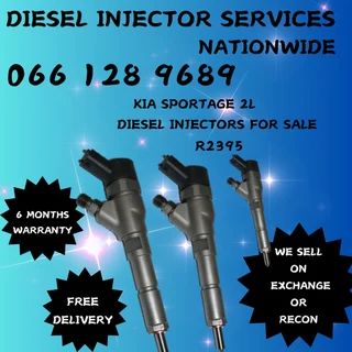 Kia Sportage 2l Diesel Injectors For Sale /exchange/recon With Free Copper Washers