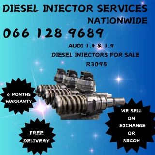 Audi 1.4 &amp; 1.9 Diesel Injectors For Sale/exchange/recon With Free Copper Washers
