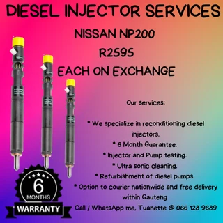 Nissan Np200 Diesel Injectors For Sale On Exchange Or To Recon