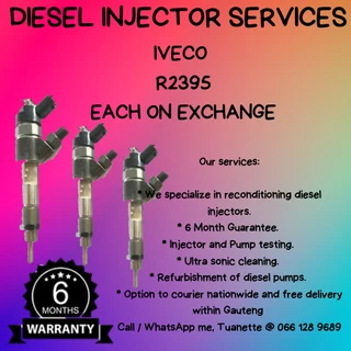 Iveco Diesel Injectors For Sale On Exchange Or To Recon