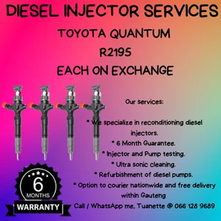Toyota Quantum Diesel Injectors For Sale On Exchange Or Recon