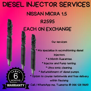 Nissan Micra 1.5 Diesel Injectors For Sale On Exchange Or To Recon