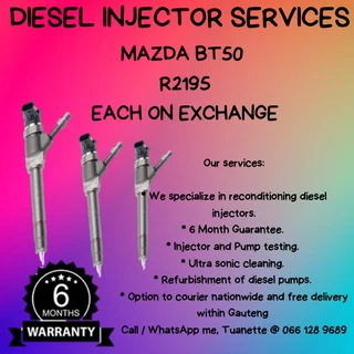 Mazda Bt50 Diesel Injectors For Sale On Exchange Or To Recon
