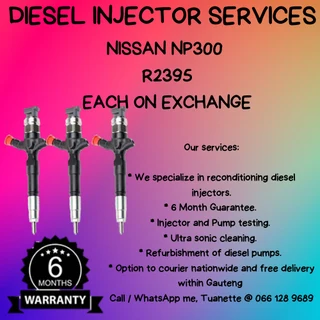 Nissan Np300 Diesel Injectors For Sale On Exchange Or Recon