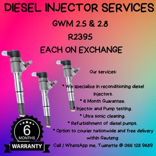 Gwm 2.5 Diesel Injectors For Sale On Exchange Or To Recon