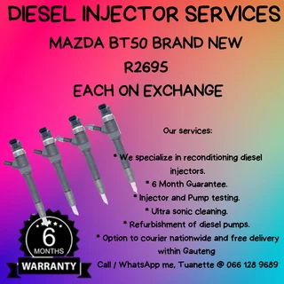 Mazda Bt50 Diesel Injectors For Sale On Exchange
