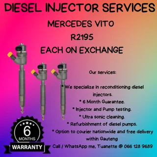 Mercedes Vito Diesel Injectors For Sale On Exchange Or Recon