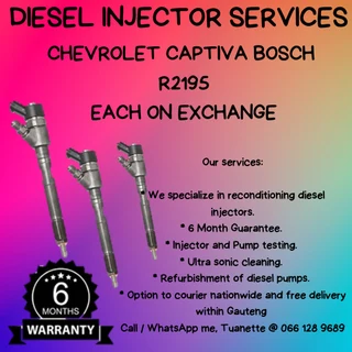 Chevrolet Captiva Bosch Diesel Injectors For Sale On Exchange Or Recon