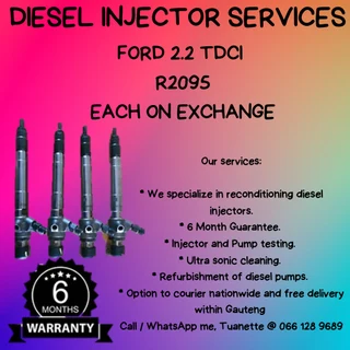 Ford 2.2tdci Diesel Injectors For Sale On Exchange Or To Recon