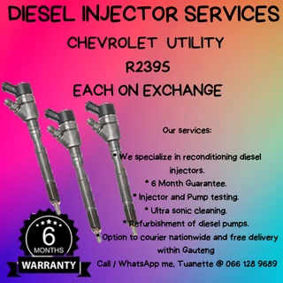 Chevrolet Utility Diesel Injectors For Sale On Exchange Or To Recon