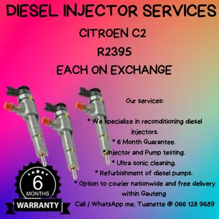 Citroen C2 Diesel Injectors For Sale On Exchange Or To Recon