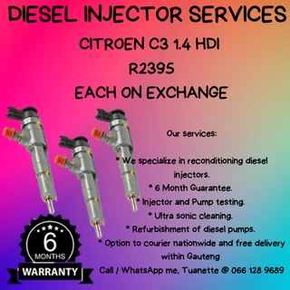 Citroen C3 1.4 Hdi Diesel Injectors For Sale On Exchange Or To Recon