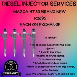 Mazda Bt50 Brand New Diesel Injectors For Sale On Exchange Or To Recon