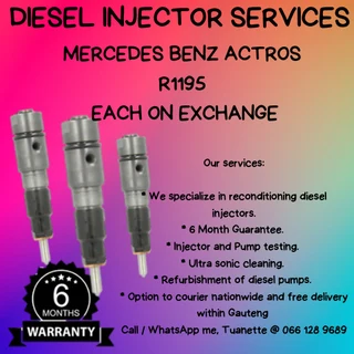 Mercedes Benz Actros Diesel Injectors For Sale On Exchange Or Recon