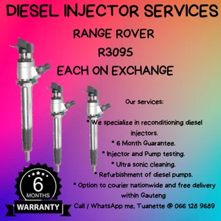 Range Rover Diesel Injectors For Sale On Exchange