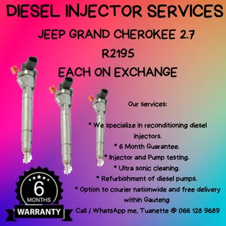 Jeep Grand Cherokee 2.7 Diesel Injectors For Sale On Exchange