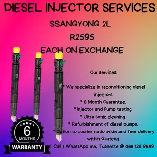 Ssangyong 2l Diesel Injectors For Sale On Exchange