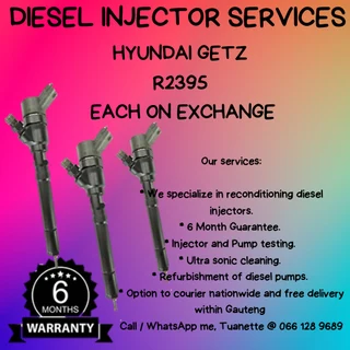 Hyundai Getz Diesel Injectors For Sale On Exchange
