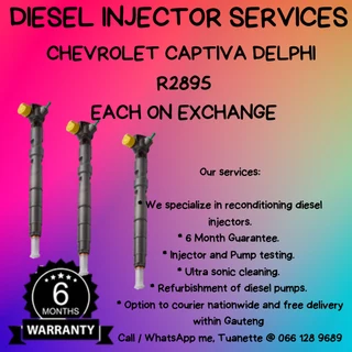 Chevrolet Captiva Delphi Diesel Injectors For Sale On Exchange