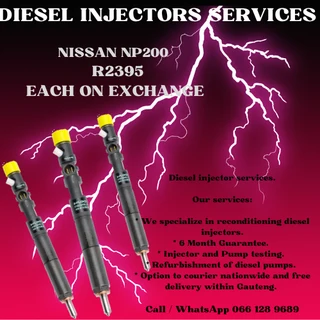 Nissan Np200 Diesel Injectors For Sale On Exchange