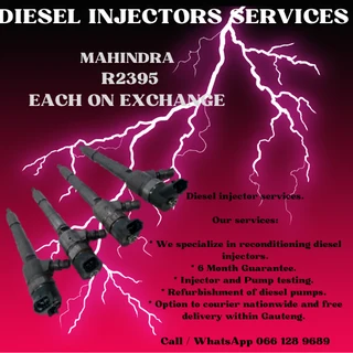 Mahindra Diesel Injectors For Sale On Exchange Or To Recon Your Own
