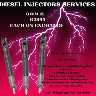 Gwm 2l Diesel Injectors For Sale On Exchange Or To Recon