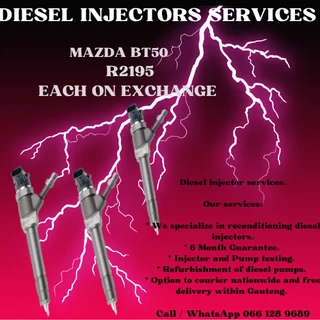 Mazda Bt50 Diesel Injectors For Sale With Warranty