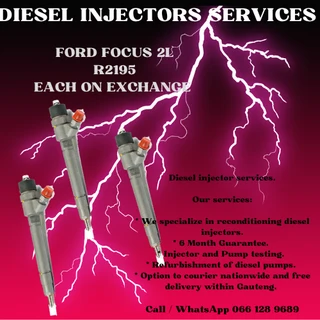 Ford Focus 2l Diesel Injectors For Sale With Warranty