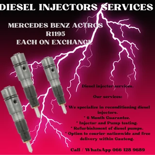 Mercedes Benz Actros Diesel Injectors For Sale With Warranty